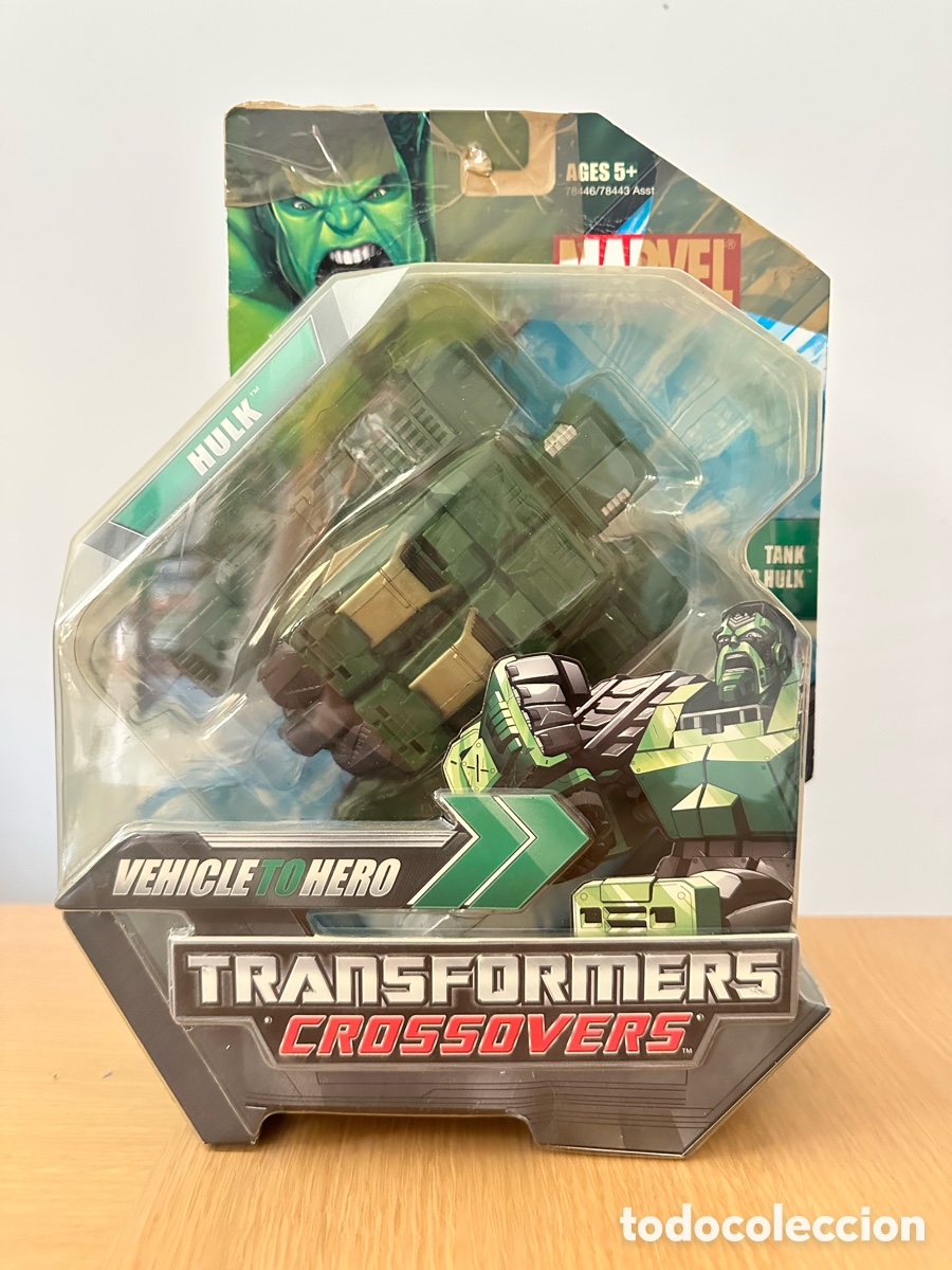 Figuras y mu&ntilde;ecos Transformers: Marvel figura Transformers Hulk nuevo - Foto 1