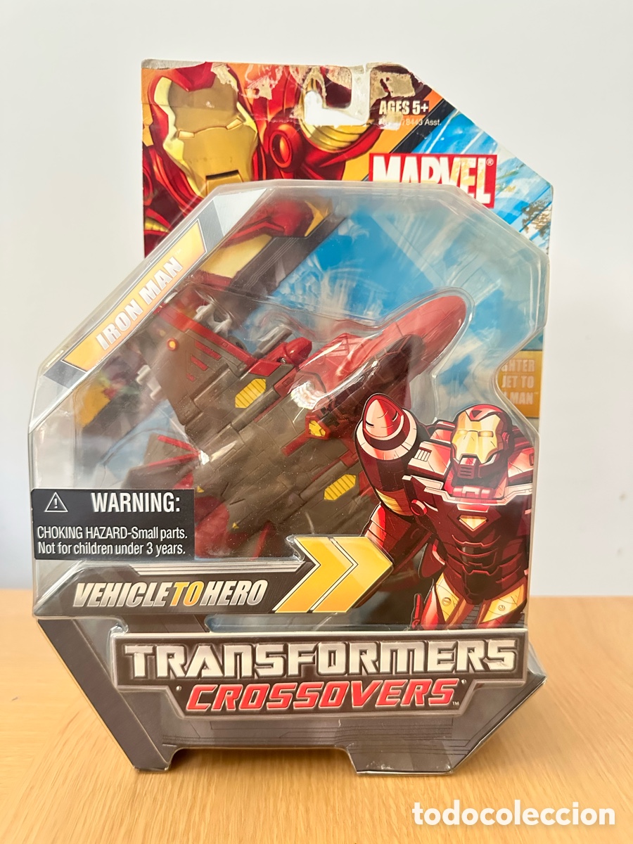 Figuras y mu&ntilde;ecos Transformers: Marvel figura Transformers Iron Man nuevo - Foto 1