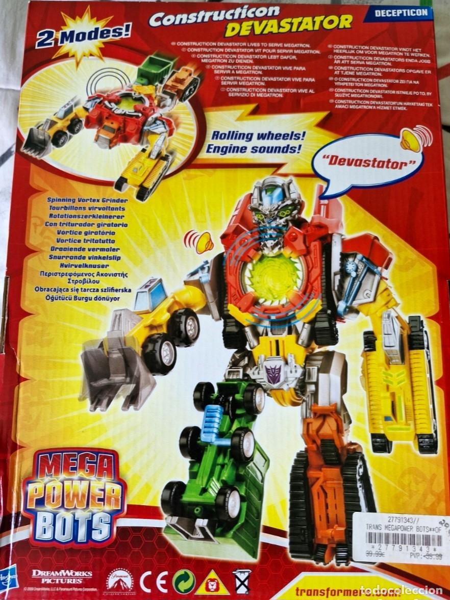 Figuras y mu&ntilde;ecos Transformers: TRANSFORMERS - DEVASTATOR - CONSTRUCTICON - MEGA POWER BOTS - REVENGE FALLEN - NUEVO - Foto 3