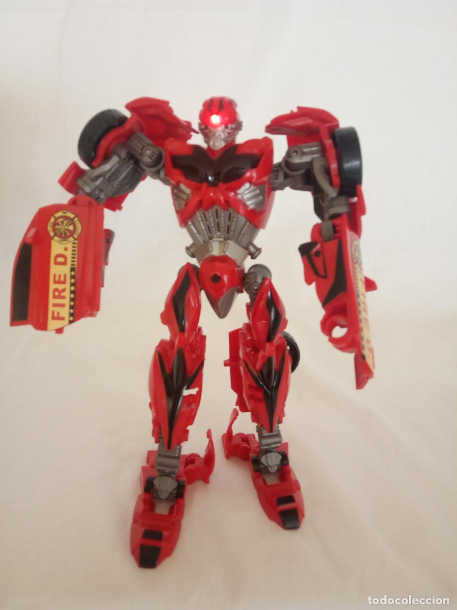 Figuras y mu&ntilde;ecos Transformers: 2 Transformers: Grimlock (21 cm.) y Fire Rescue Car (17 cm.) - Foto 15