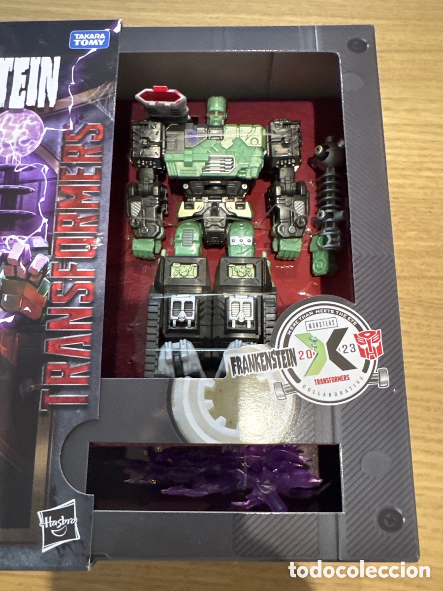 Figuras y mu&ntilde;ecos Transformers: Figura Frankentron Transformers X Universal Monsters Frankenstein - Foto 2