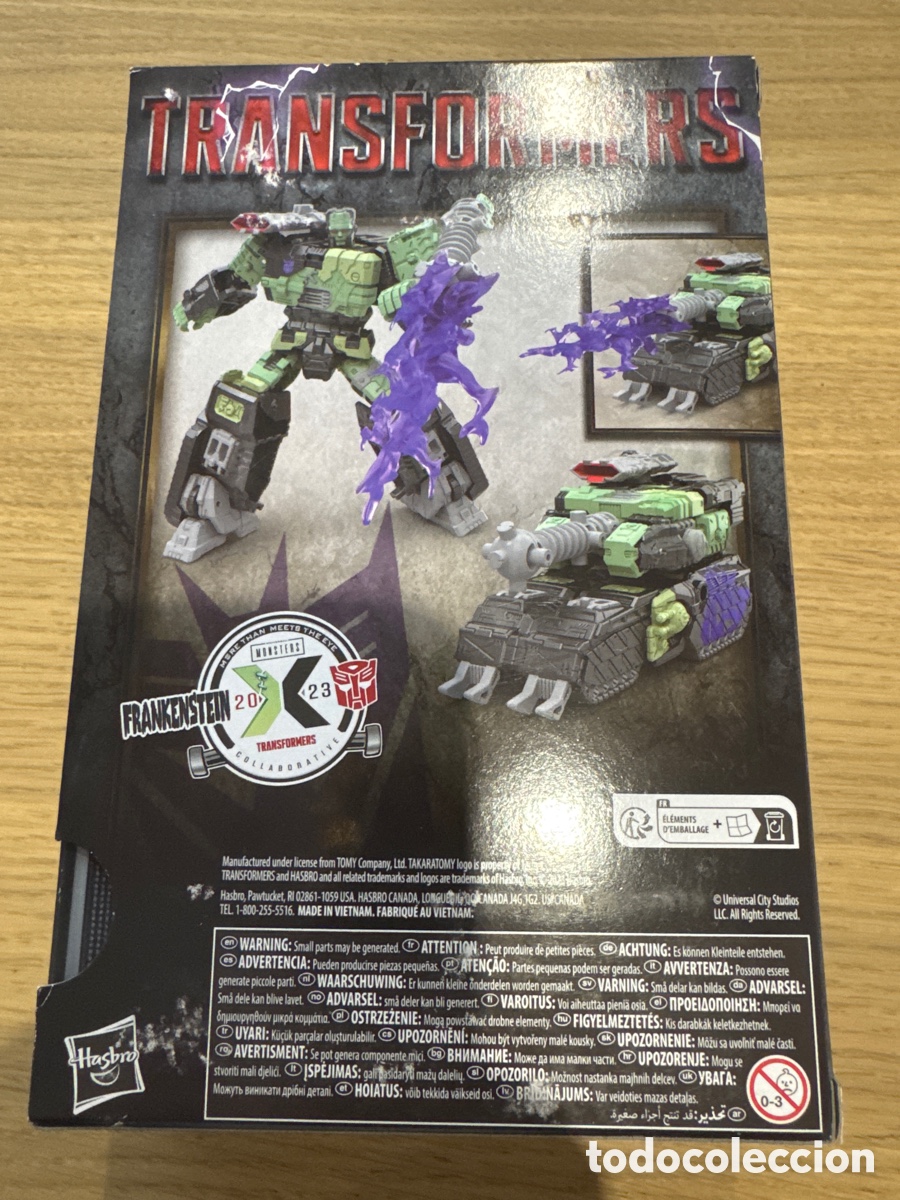 Figuras y mu&ntilde;ecos Transformers: Figura Frankentron Transformers X Universal Monsters Frankenstein - Foto 3
