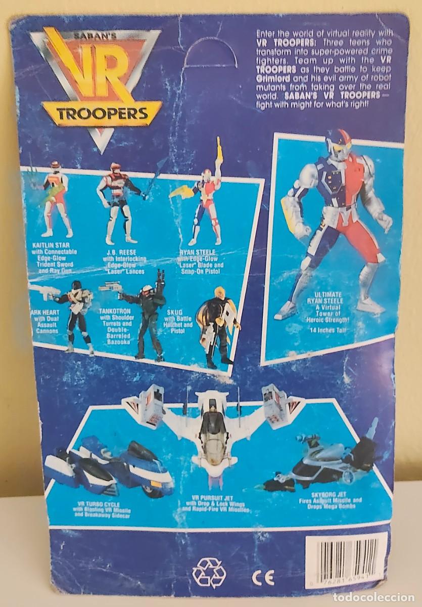 Figuras y mu&ntilde;ecos Transformers: RYAN STEELE VR TROOPERS SABAN&acute;S ORIGINAL 1994 BLISTER - Foto 5