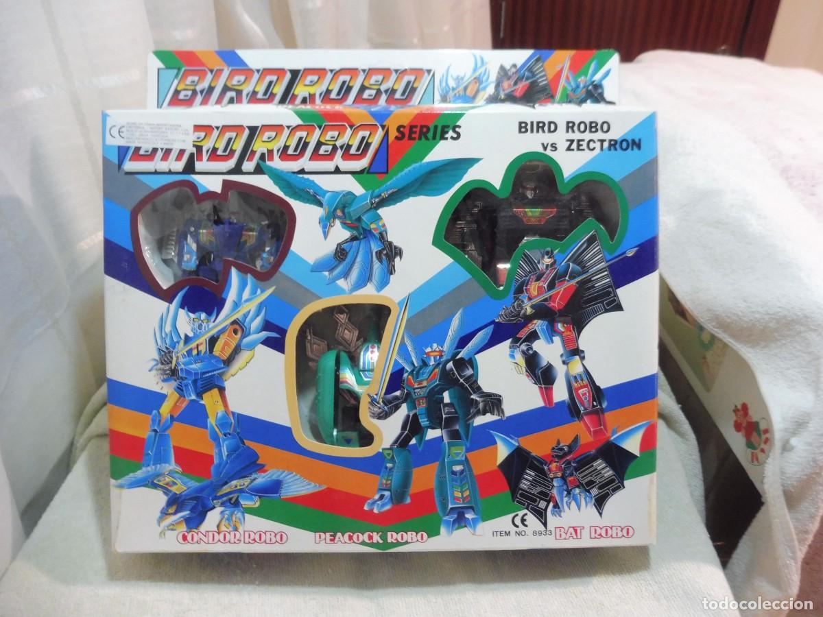 Figuras y Mu&ntilde;ecos Transformers: Bird robo series bird robo vs zectron condor peacock bat item n&ordm; 8933, made in Taiwan