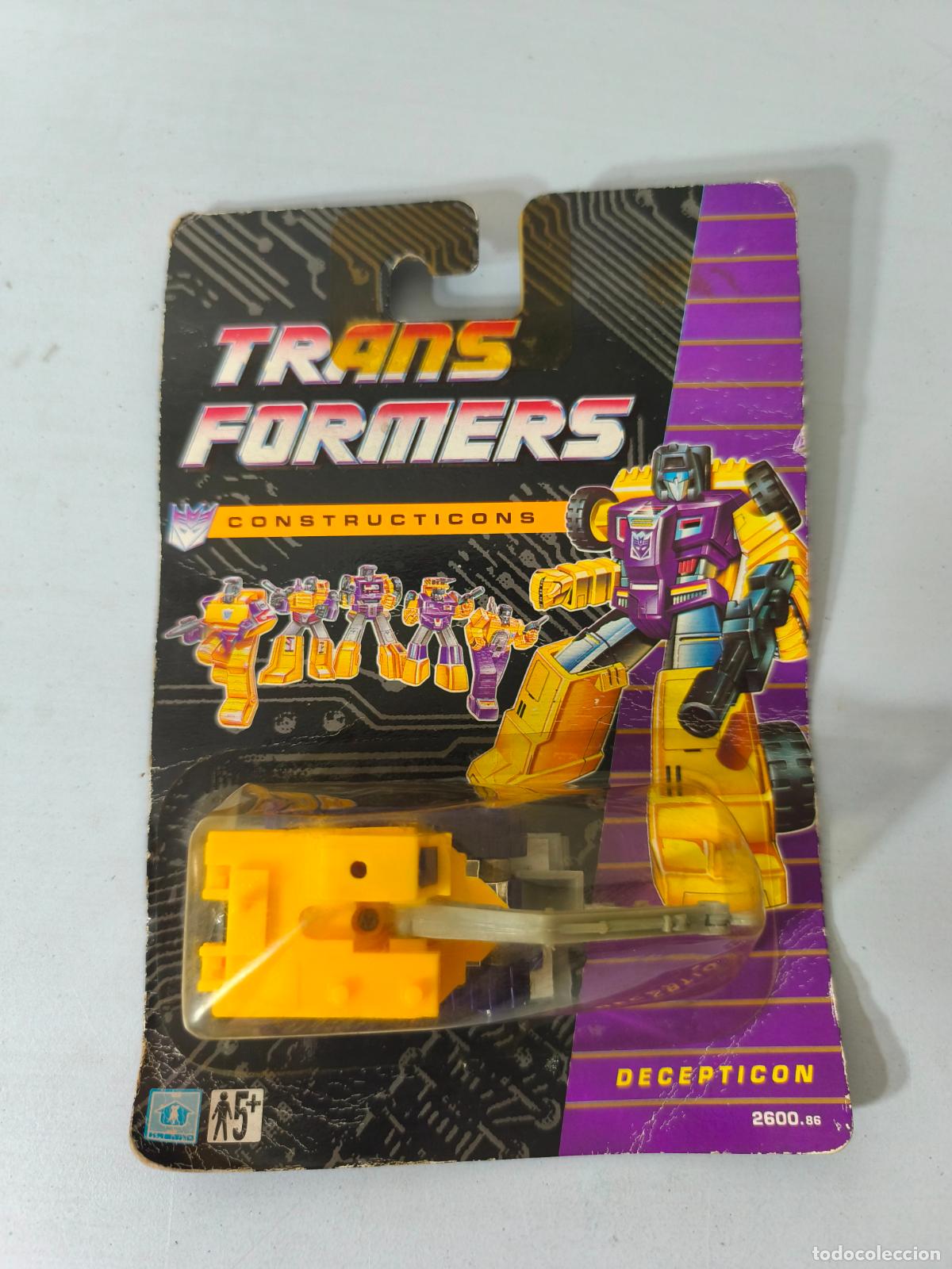 Figuras y Mu&ntilde;ecos Transformers: TRANSFORMERS CONSTRUCTICONS, DECEPTICON, SCAVENGER, A&Ntilde;O 1991, HASBRO, EN BLISTER. CC