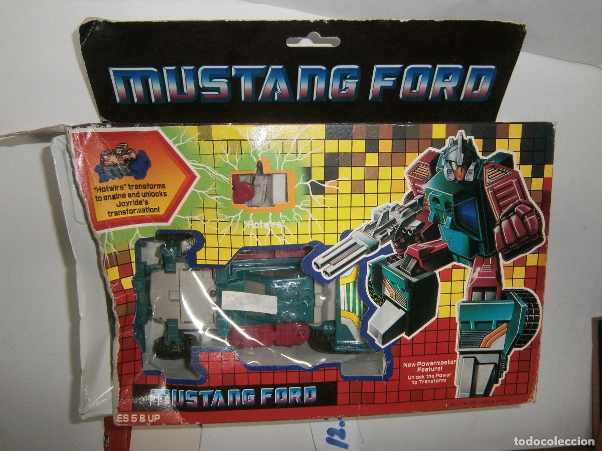 Figuren von Transformers: ANTIGUO TRANSFORMERS MUSTANG FORD NUEVO DE TIENDA - EN SU CAJA