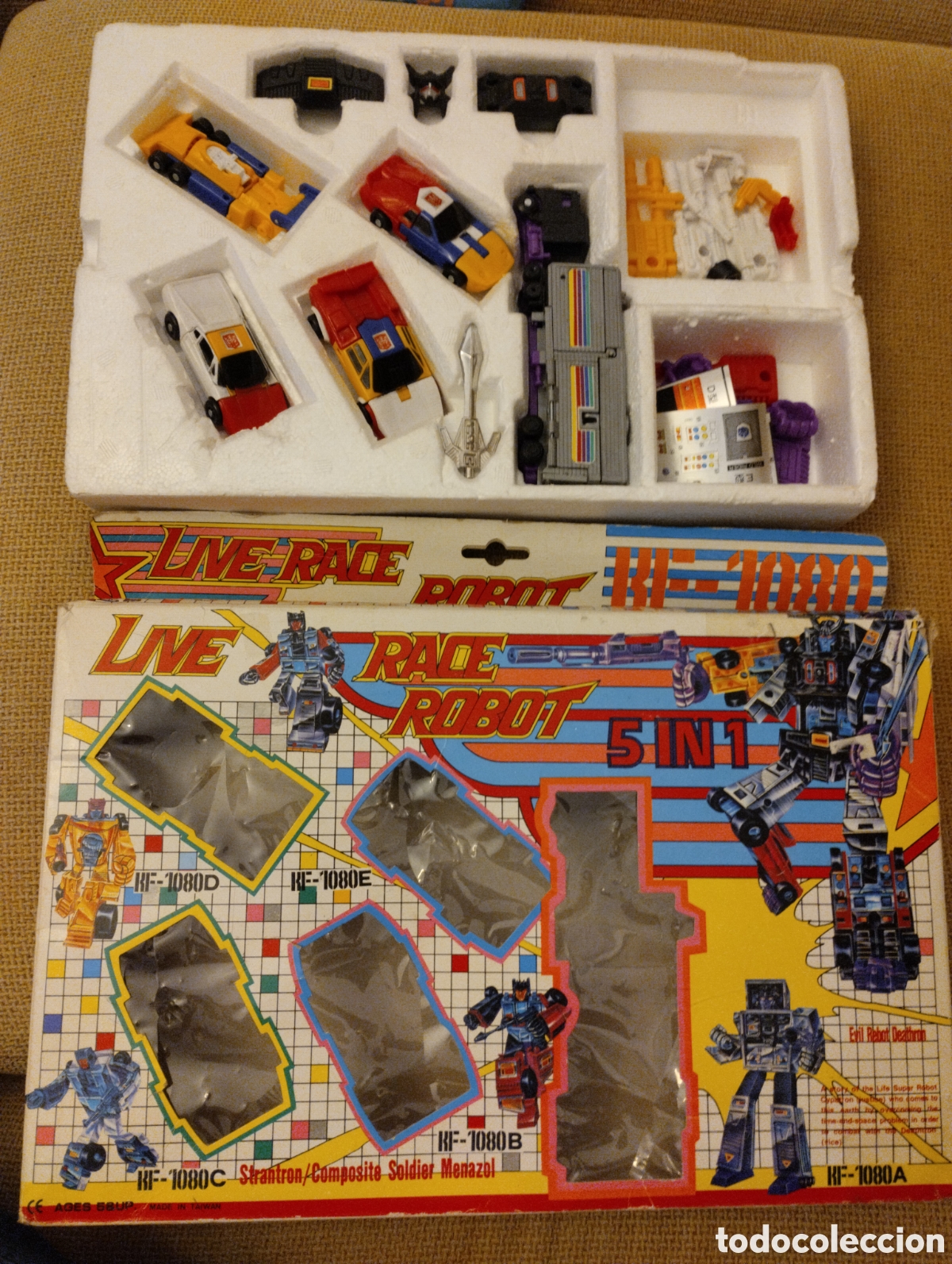 Figure e Bambolotti Transformers: Caja antigua Transformer Live Race Robot