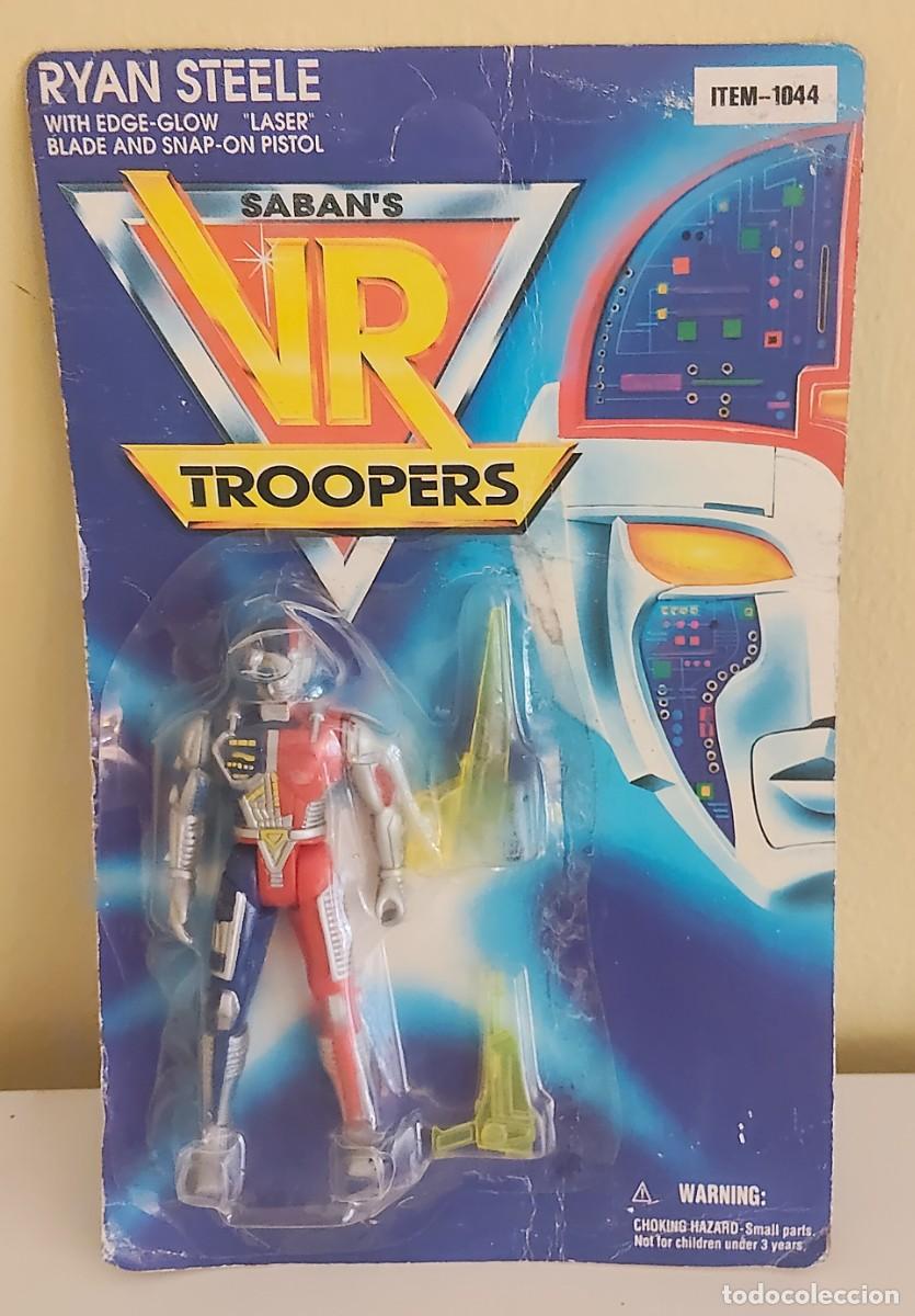 Figuras y mu&ntilde;ecos Transformers: RYAN STEELE VR TROOPERS SABAN&acute;S ORIGINAL 1994 BLISTER