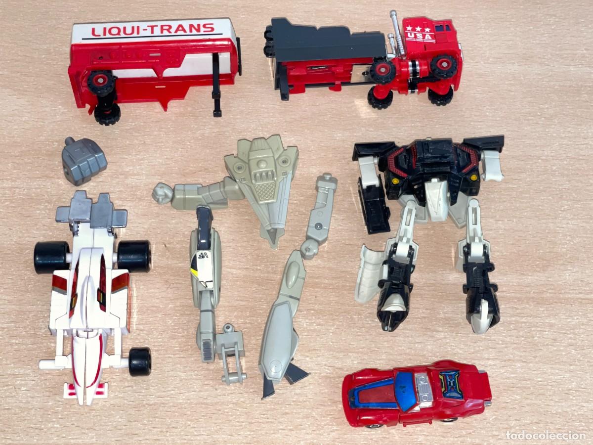 Figuras y mu&ntilde;ecos Transformers: Lote Veh&iacute;culos Robots Transformers varias &eacute;pocas, tama&ntilde;os y marcas Excite Made in Japan 1984