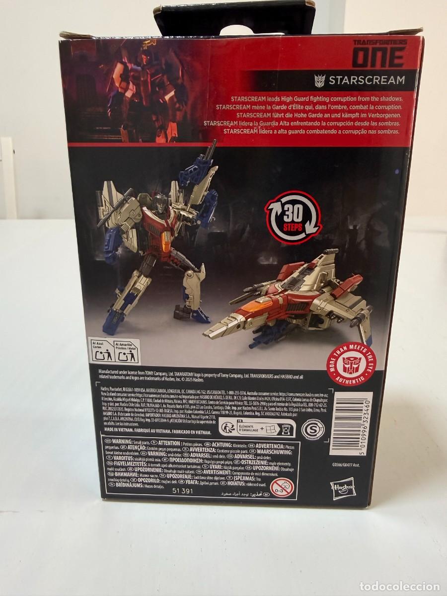 Figuras y mu&ntilde;ecos Transformers: TRANSFORMERS ONE STUDIO SERIES STARSCREAM NUEVO - Foto 2
