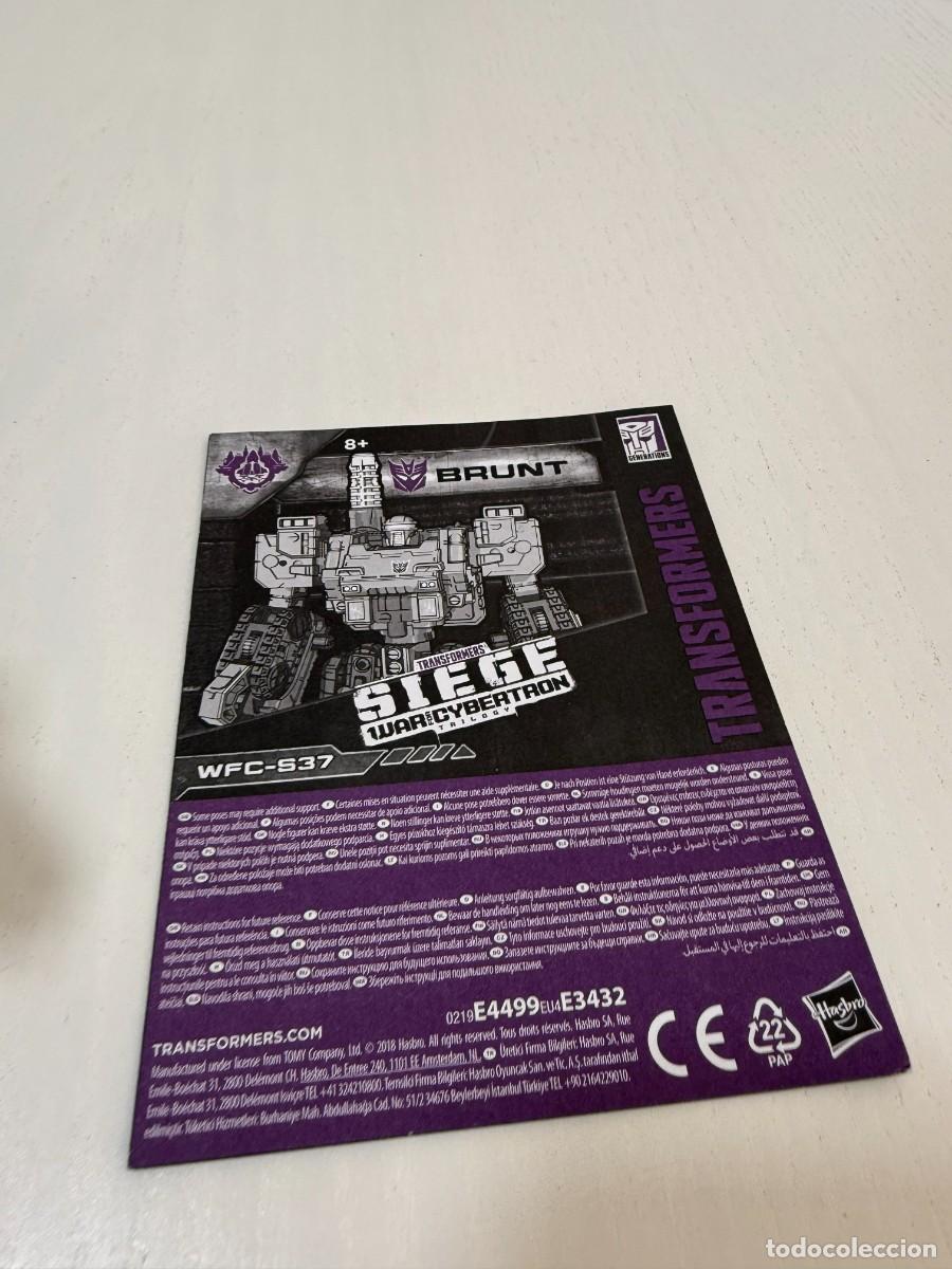 Figuras y mu&ntilde;ecos Transformers: TRANSFORMERS SIEGE WAR FOR CYBERTRON BRUNT - Foto 4