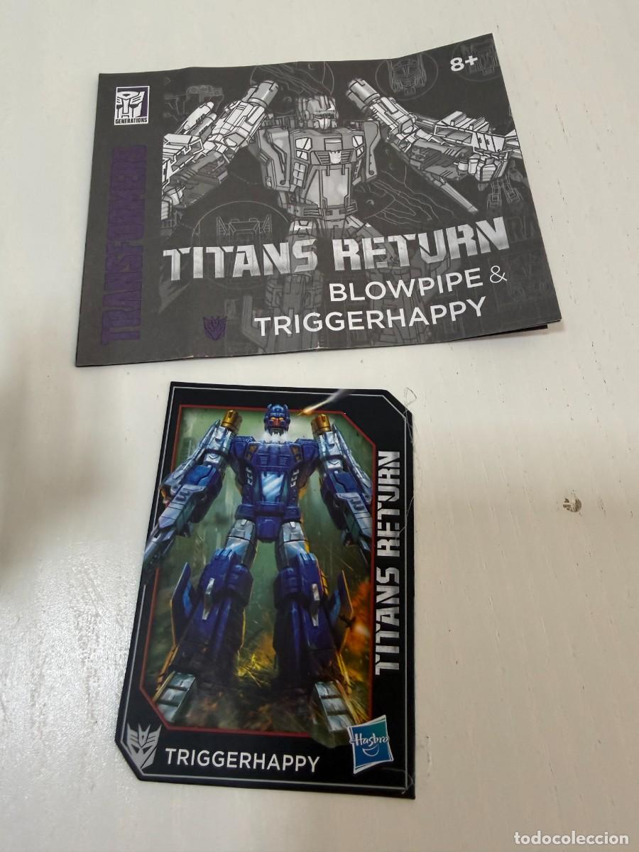 Figuras y mu&ntilde;ecos Transformers: TRANSFORMERS TITANS RETURN BLOWPIPE & TRIGGERHAPPY - Foto 3