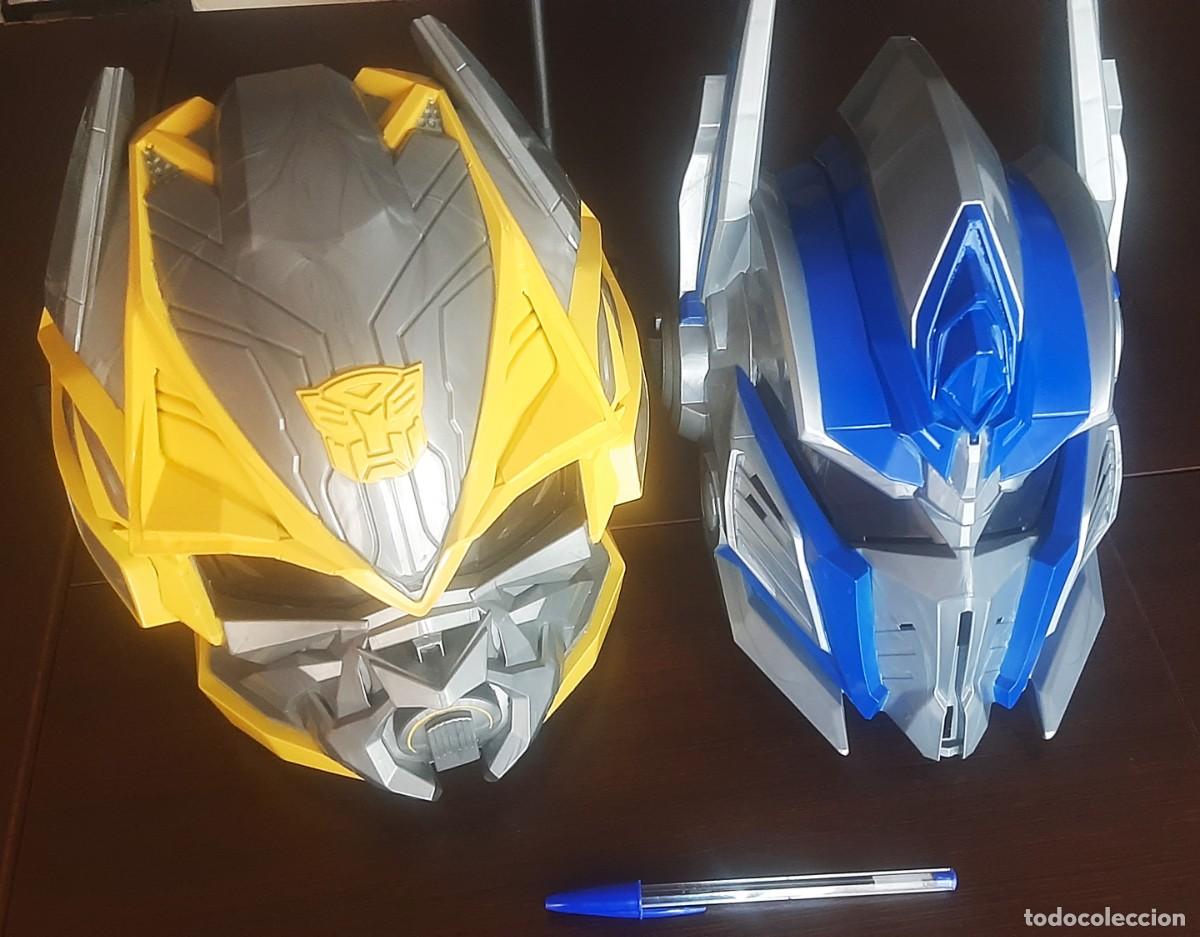 Figuras y mu&ntilde;ecos Transformers: MASCARA TRANSFORMERS - OPTIMUS PRIME -BUMBLEBEE - DISTORSIONA VOZ -HASBRO