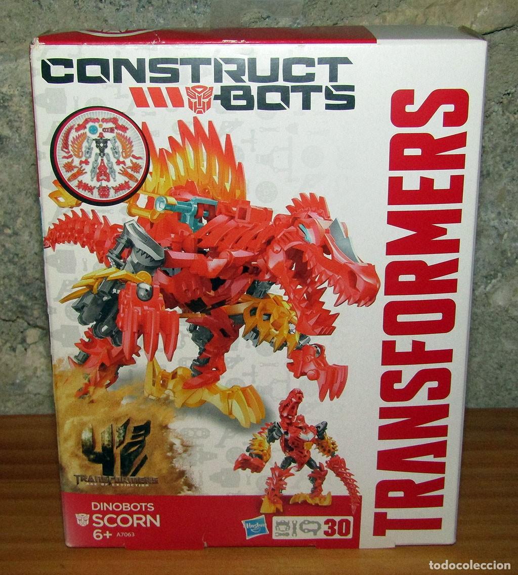 Figuras y mu&ntilde;ecos Transformers: TRANSFORMERS AGE OF EXTINCTION CONSTRUCT-BOTS DINOBOTS SCORN FIGURA DE ACCION CONSTRUIBLE