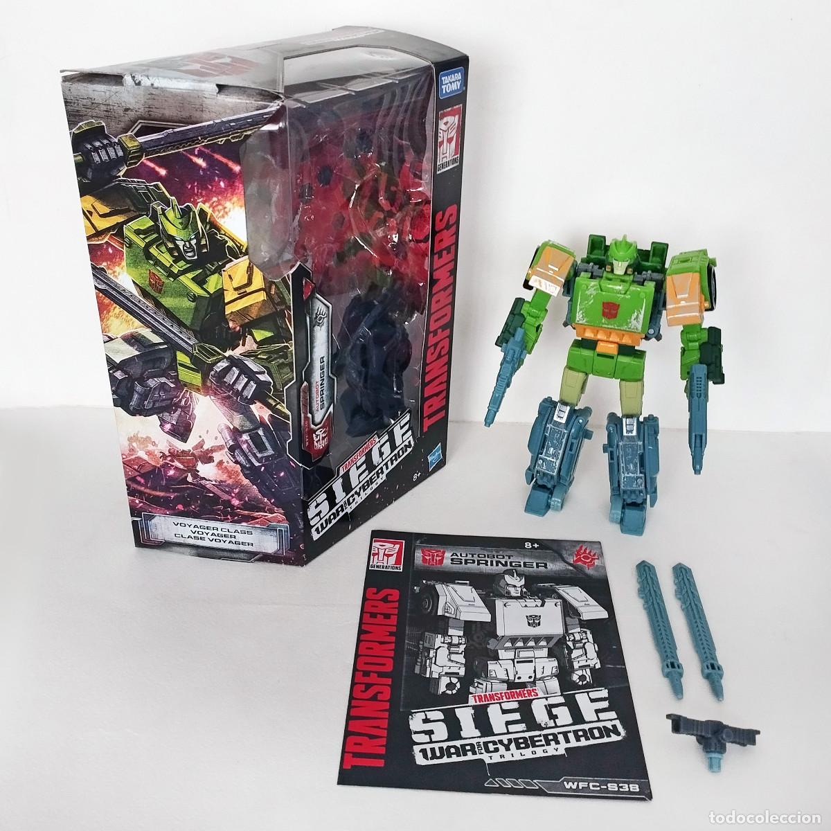 Figuras y mu&ntilde;ecos Transformers: TRANSFORMERS WFC SIEGE: SPRINGER + CAJA + ARMAS+ INSTRUCCIONES - Foto 1