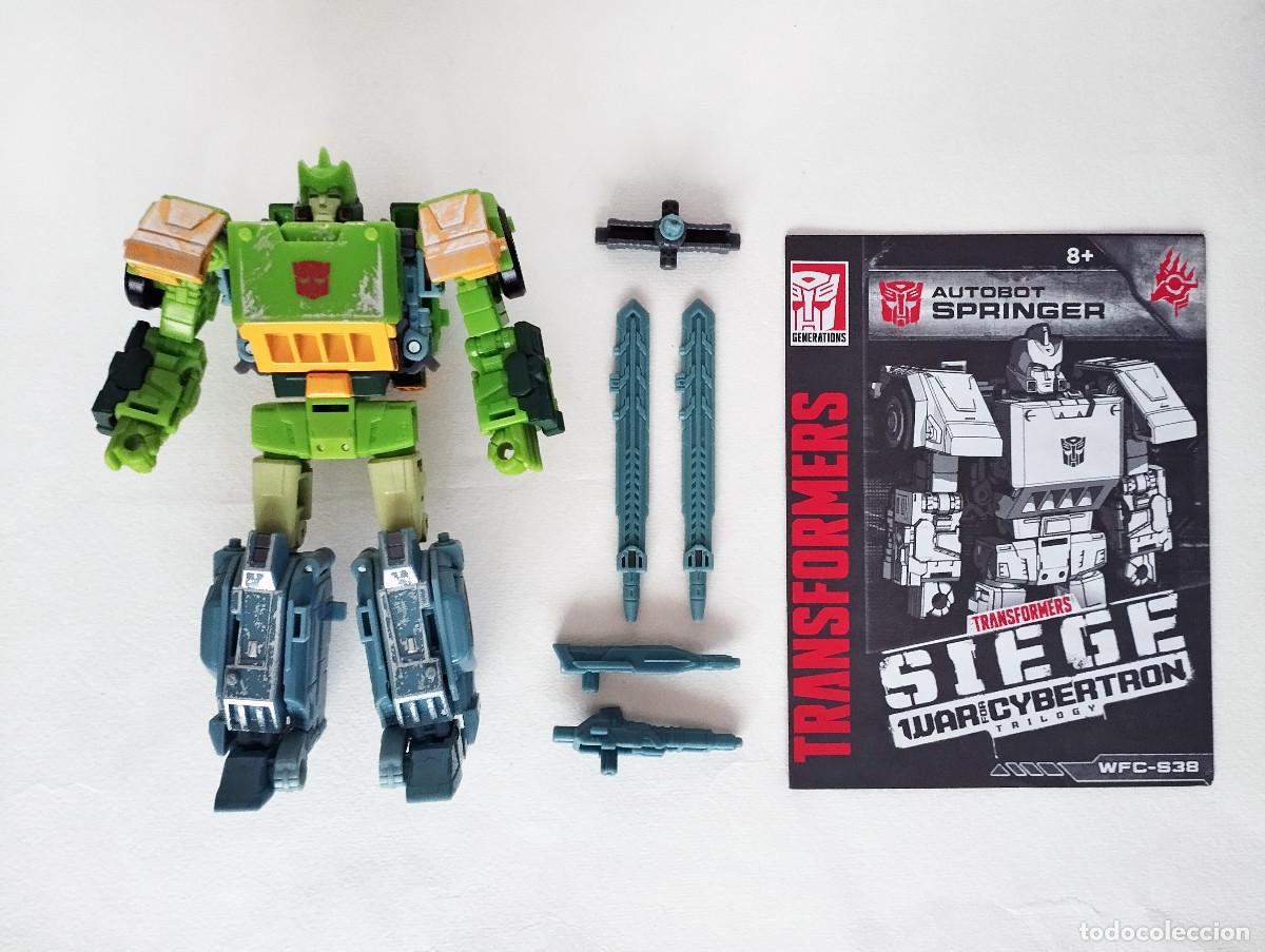 Figuras y mu&ntilde;ecos Transformers: TRANSFORMERS WFC SIEGE: SPRINGER + CAJA + ARMAS+ INSTRUCCIONES - Foto 2