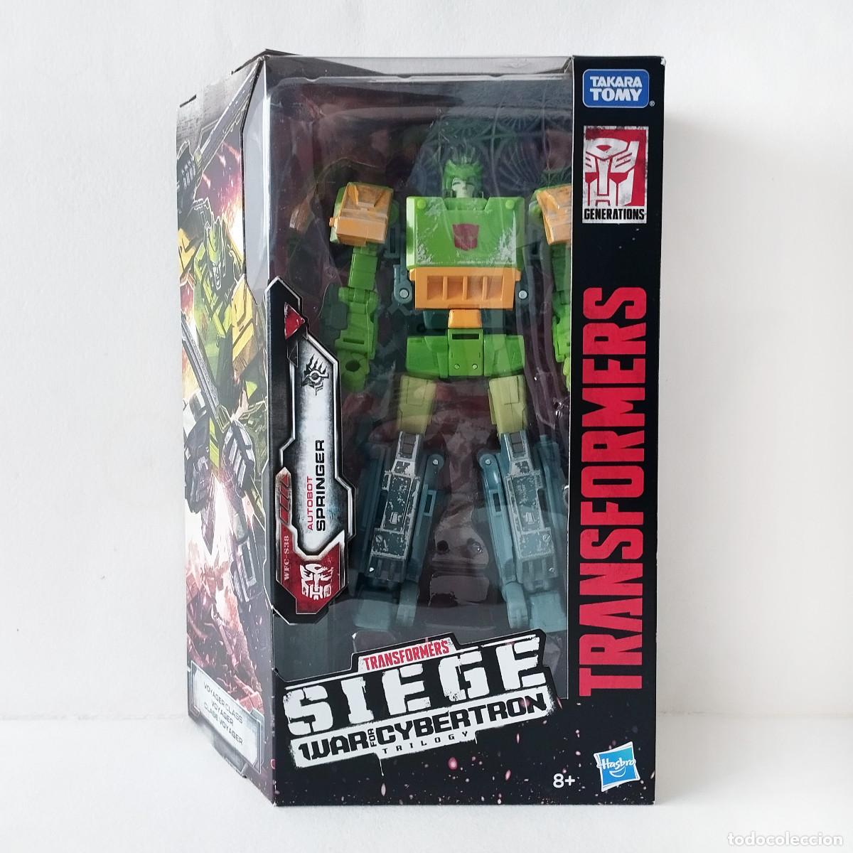 Figuras y mu&ntilde;ecos Transformers: TRANSFORMERS WFC SIEGE: SPRINGER + CAJA + ARMAS+ INSTRUCCIONES - Foto 3