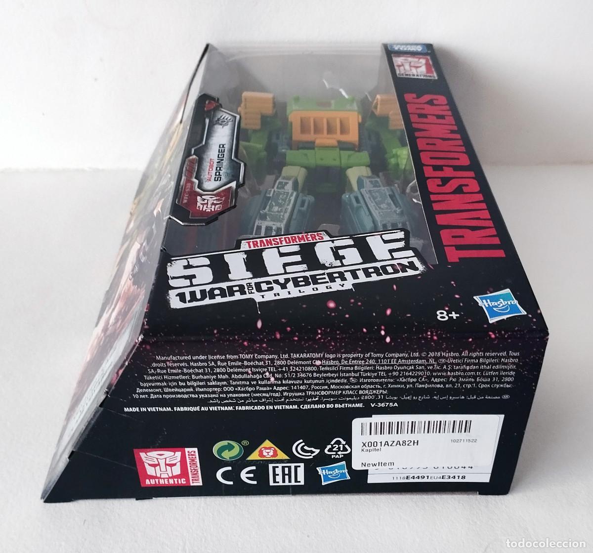 Figuras y mu&ntilde;ecos Transformers: TRANSFORMERS WFC SIEGE: SPRINGER + CAJA + ARMAS+ INSTRUCCIONES - Foto 4