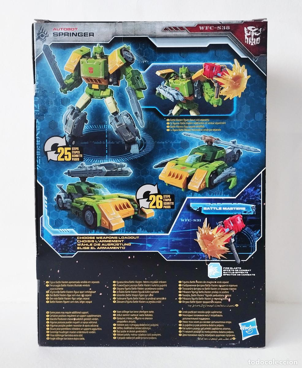 Figuras y mu&ntilde;ecos Transformers: TRANSFORMERS WFC SIEGE: SPRINGER + CAJA + ARMAS+ INSTRUCCIONES - Foto 6