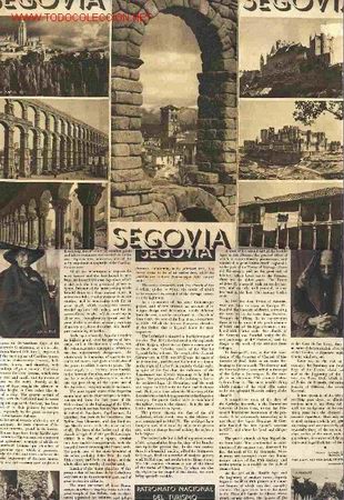 Folletos de turismo: Segovia - Foto 1