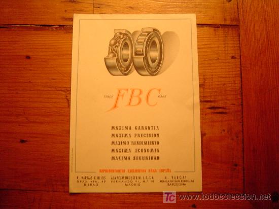 Folhetos de turismo: Folleto Trade Fbc Mark.