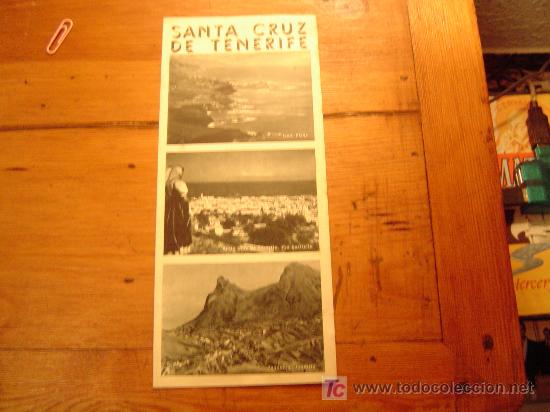 Brochures de tourisme: Folleto turistico de Santa Cruz de Tenerife