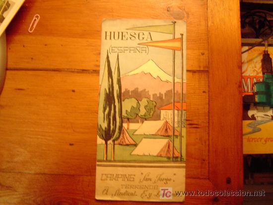 Brochures de tourisme: Folleto de turismo Huesca Camping San Jorge