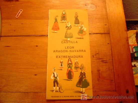 Folhetos de turismo: Folleto turismo Castilla y Leon  Aragon-Navarra y Extremadura