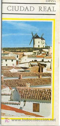 Folhetos de turismo: FOLLETO DE TURISMO : CIUDAD REAL (A&Ntilde;OS 60) - DESPLEGABLE