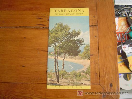 Folhetos de turismo: Folleto turistico de Tarragona a&ntilde;os 50