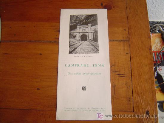 Tourismusbrosch&uuml;ren: Folleto turismo CANFRANC_TENA