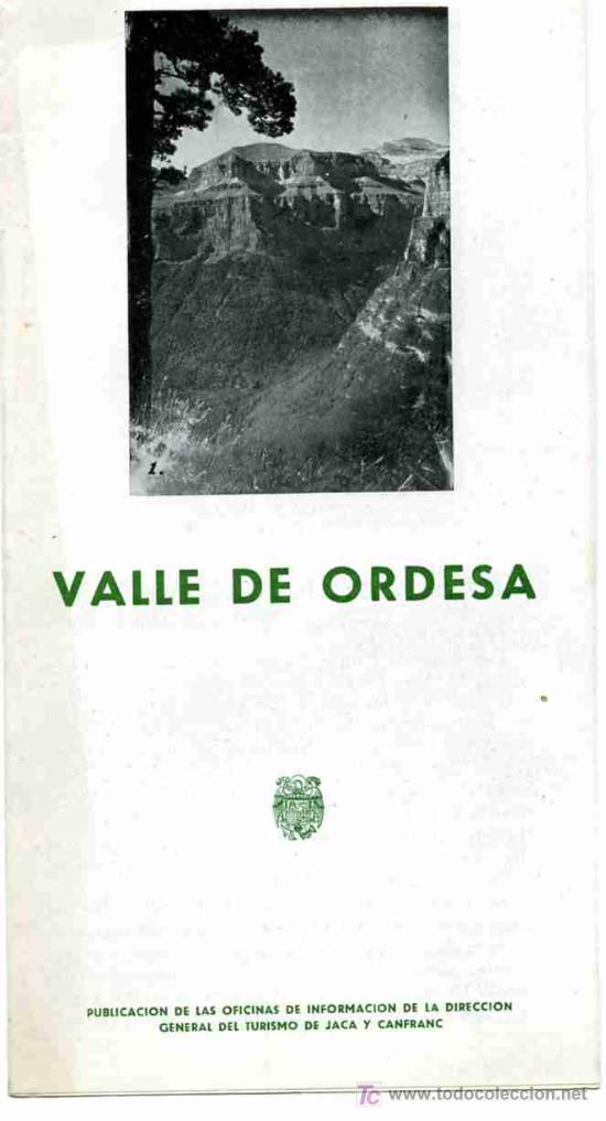 Tourismusbrosch&uuml;ren: FOLLETO TURISTICO DEL VALLE DE ORDESA,