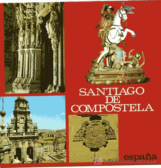 Brochures de tourisme: FOLLETO DE TURISMO     SANTIAGO DE COMPOSTELA  A&Ntilde;O 1975