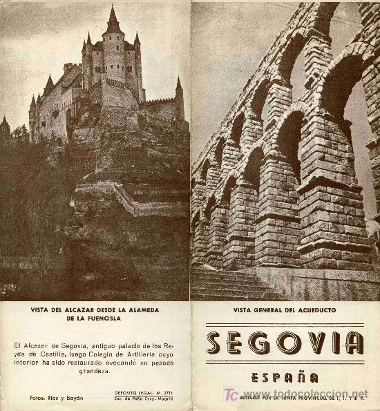 Brochures de tourisme: FOLLETO DE TURISMO    SEGOVIA