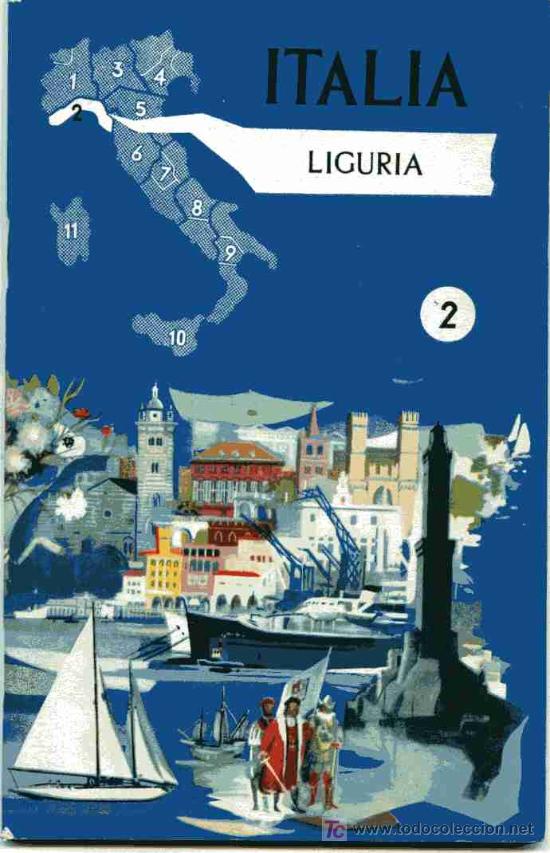Tourismusbrosch&uuml;ren: FOLLETO DE TURISMO DE ITALIA, LIGURIA