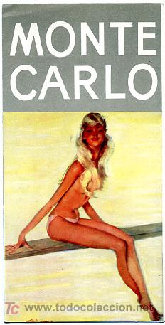Brochures de tourisme: FOLLETO TURISMO PRINCIPADO DE MONACO , MONTECARLO CON PLANO   ,FT117