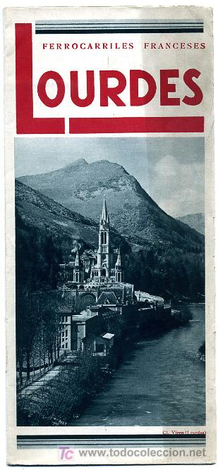 Brochures de tourisme: FOLLETO TURISMO LOURDES, FRANCIA ,FT129