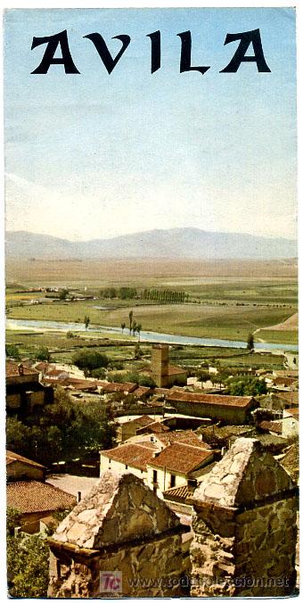 Brochures de tourisme: FOLLETO TURISMO AVILA , CON PLANO ,FT130