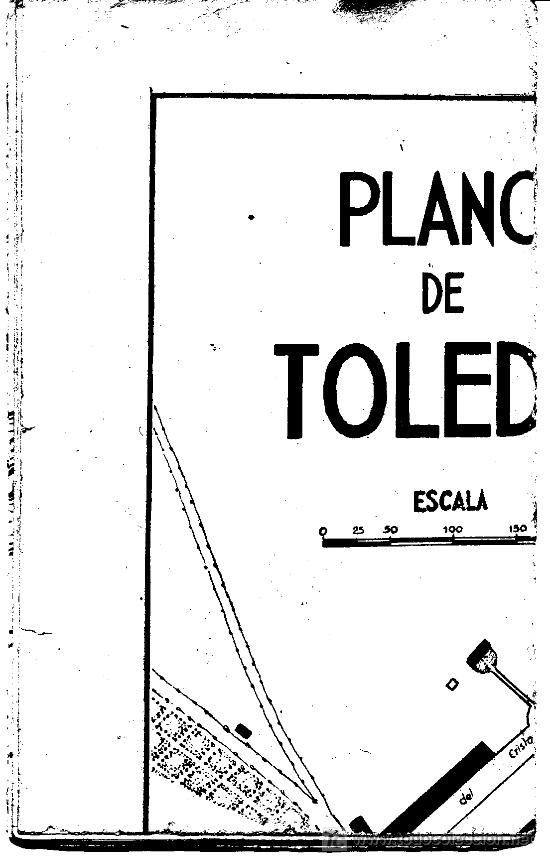 Folletos de turismo: PLANO DE TOLEDO. A&Ntilde;O 1953