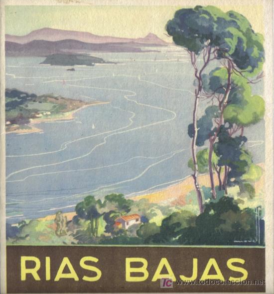 Folletos de turismo: RIAS BAJAS, PUBLICACION DE LA DIRECCION GENERAL DEL TURISMO.