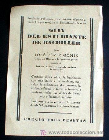 Folletos de turismo: FOLLETO LIBRO Y PLAN DE ESTUDIOS CURSO 1932-33. REPUBLICA. ENVIO GRATIS&iexcl;&iexcl;&iexcl;