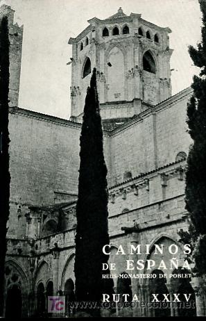 Folhetos de turismo: GU&Iacute;A ART&Iacute;STICA. REUS, POBLET, SALOU, PRADES. M&Eacute;DICOS, FARMAC&Eacute;UTICOS Y ODONT&Oacute;LOGOS. 1958