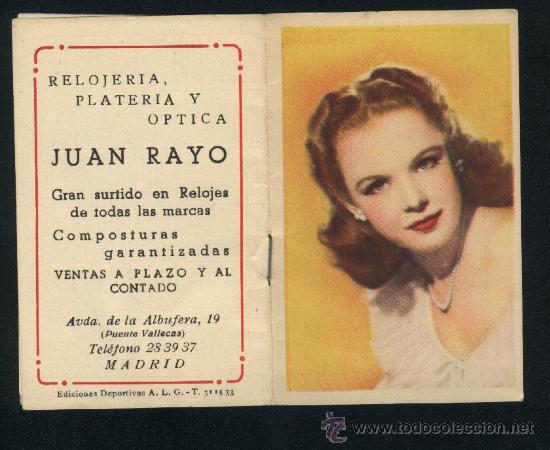 Brochures de tourisme: Madrid en la mano para 1954. Ediciones deportivas