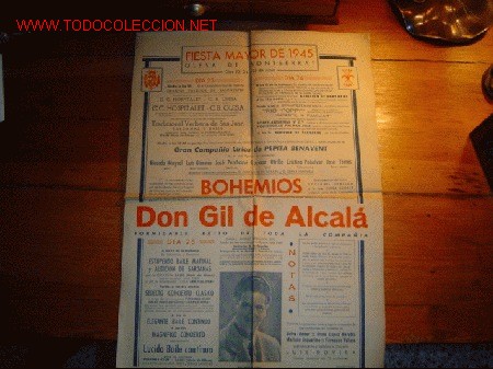 Travel Brochures: Programa  de Fiesta Mayor de Olesa de Montserrat (1945)