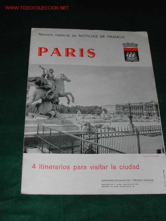 Folhetos de turismo: NOTICIAS DE FRANCIA PARIS - NUM, 121 ENERO 1966