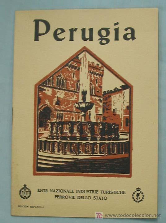 Travel Brochures: FOLLETO TURISMO PERUGIA (ITALIA).