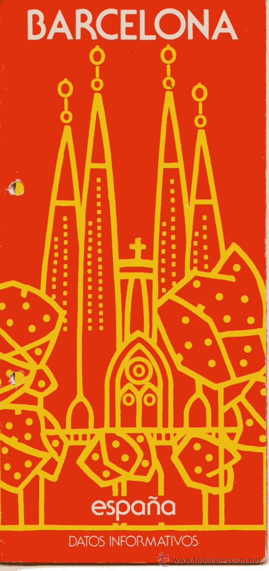 Travel Brochures: BARCELONA - DATOS INFORMATIVOS - A&Ntilde;O 1977 -