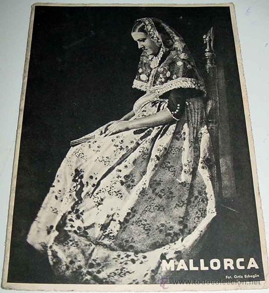 Tourismusbrosch&uuml;ren: ANTIGUO FOLLETO DE TURISMO DE VISTAS DE MALLORCA - VISTA DEL PUERTO DE PALMA, PANORAMA DE FORMENTOR,