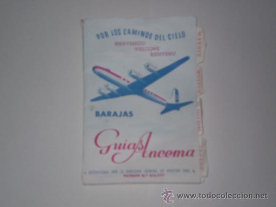 Tourismusbrosch&uuml;ren: GUIA TURISTICA ANCEMA. A&Ntilde;OS 60. GUIA QUE SE ENTREGABA A LOS PASAJEROS DEL AEROPUERTO DE BARAJAS
