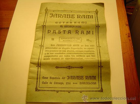 Travel Brochures: Bonito folleto Modernista de Jarabe Rami